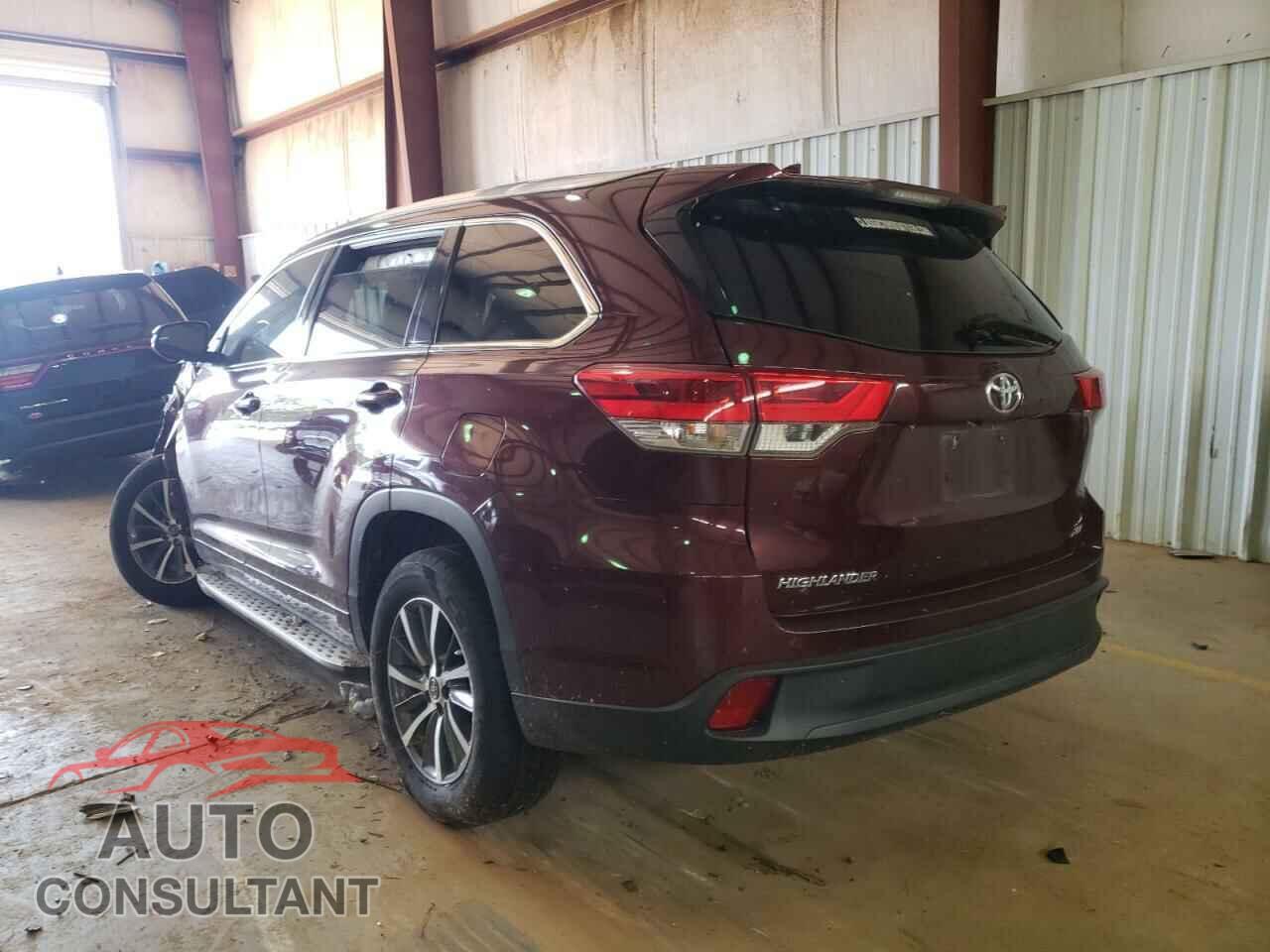 TOYOTA HIGHLANDER 2017 - 5TDKZRFH4HS202011