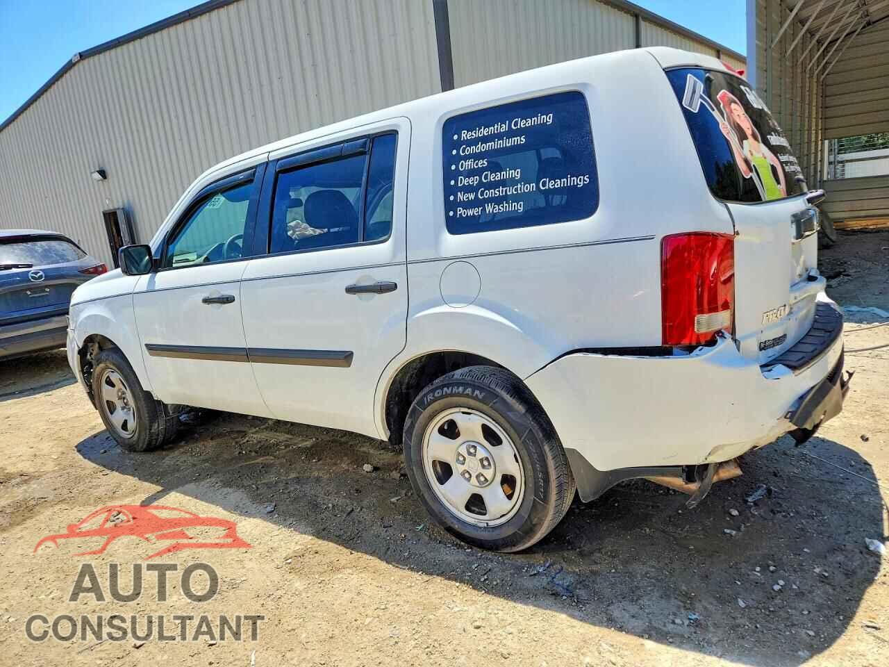 HONDA PILOT 2013 - 5FNYF4H25DB035218