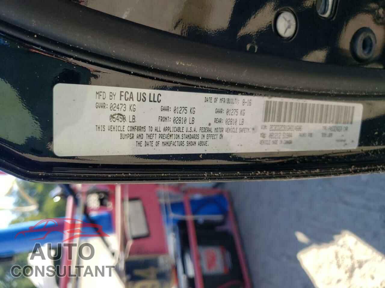 DODGE CHALLENGER 2016 - 2C3CDZC91GH314606