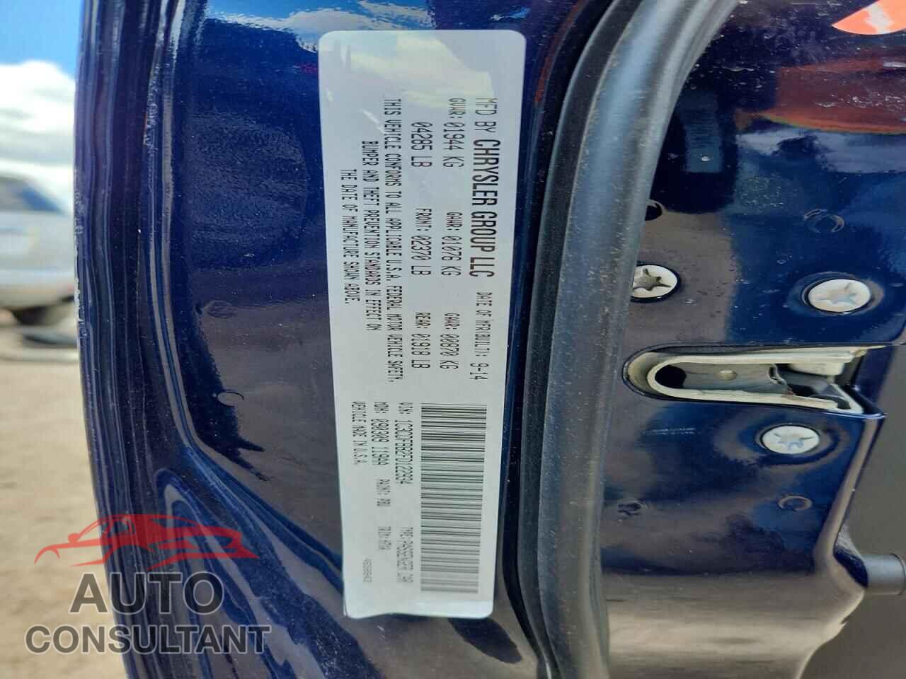 DODGE DART 2015 - 1C3CDFBB2FD122934