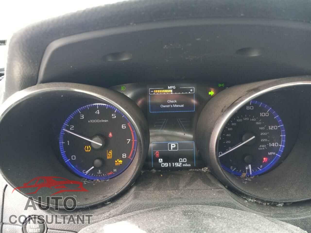 SUBARU OUTBACK 2016 - 4S4BSBFC4G3216745