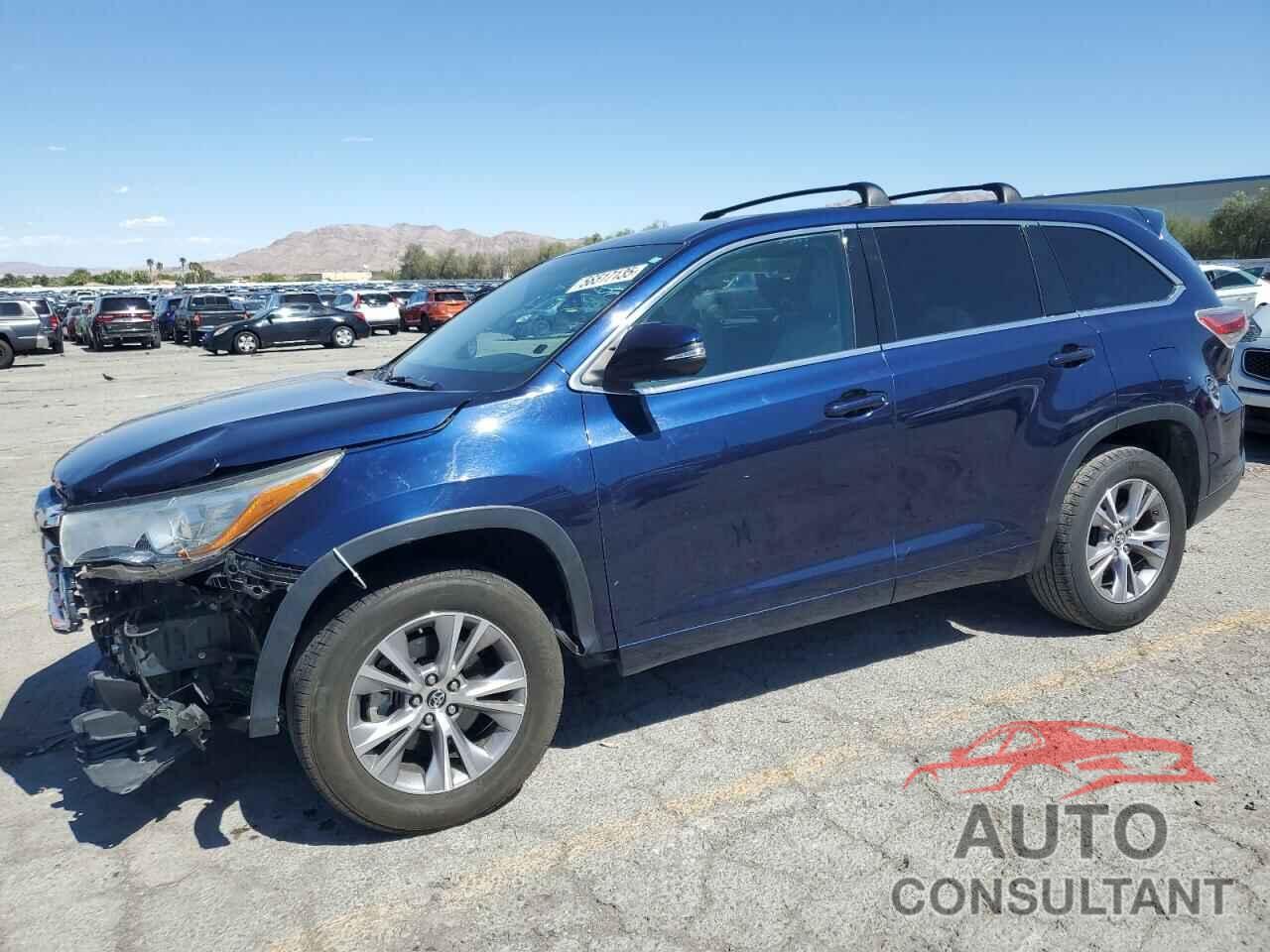 TOYOTA HIGHLANDER 2016 - 5TDZKRFHXGS131205