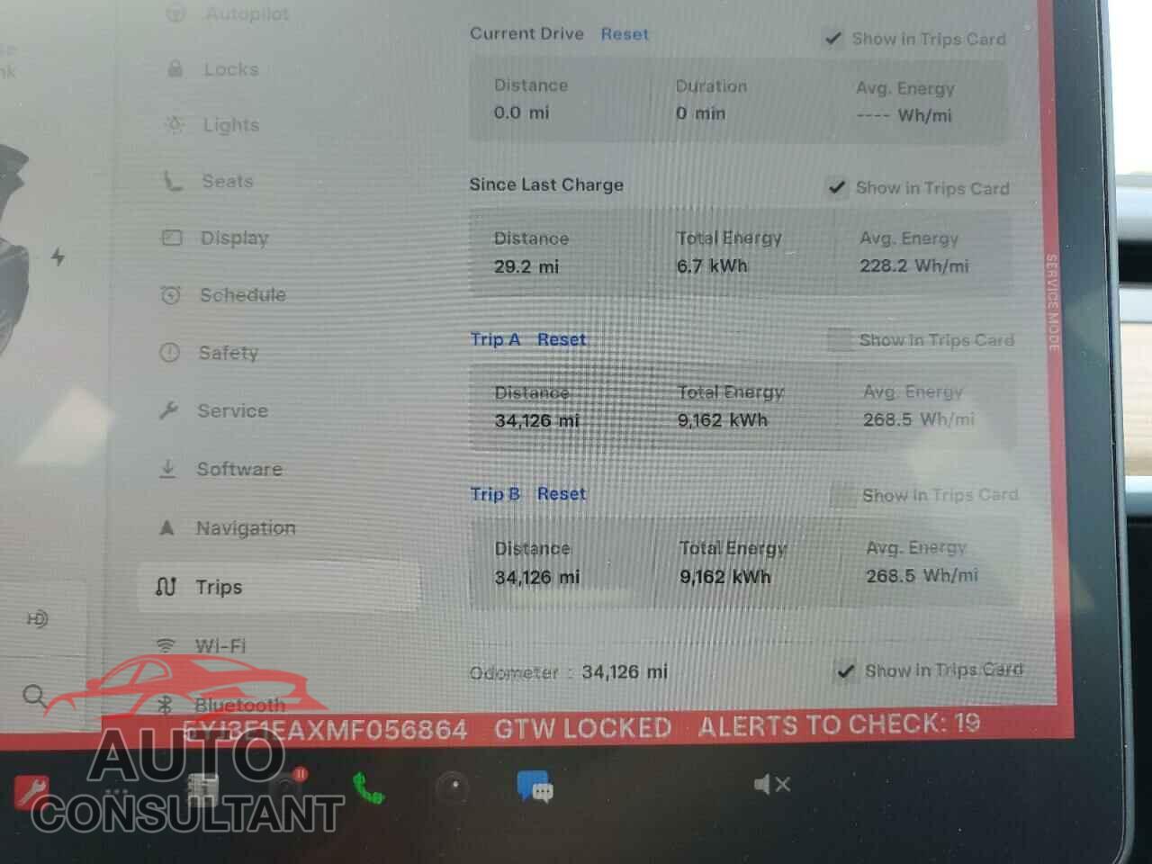 TESLA MODEL 3 2021 - 5YJ3E1EAXMF056864