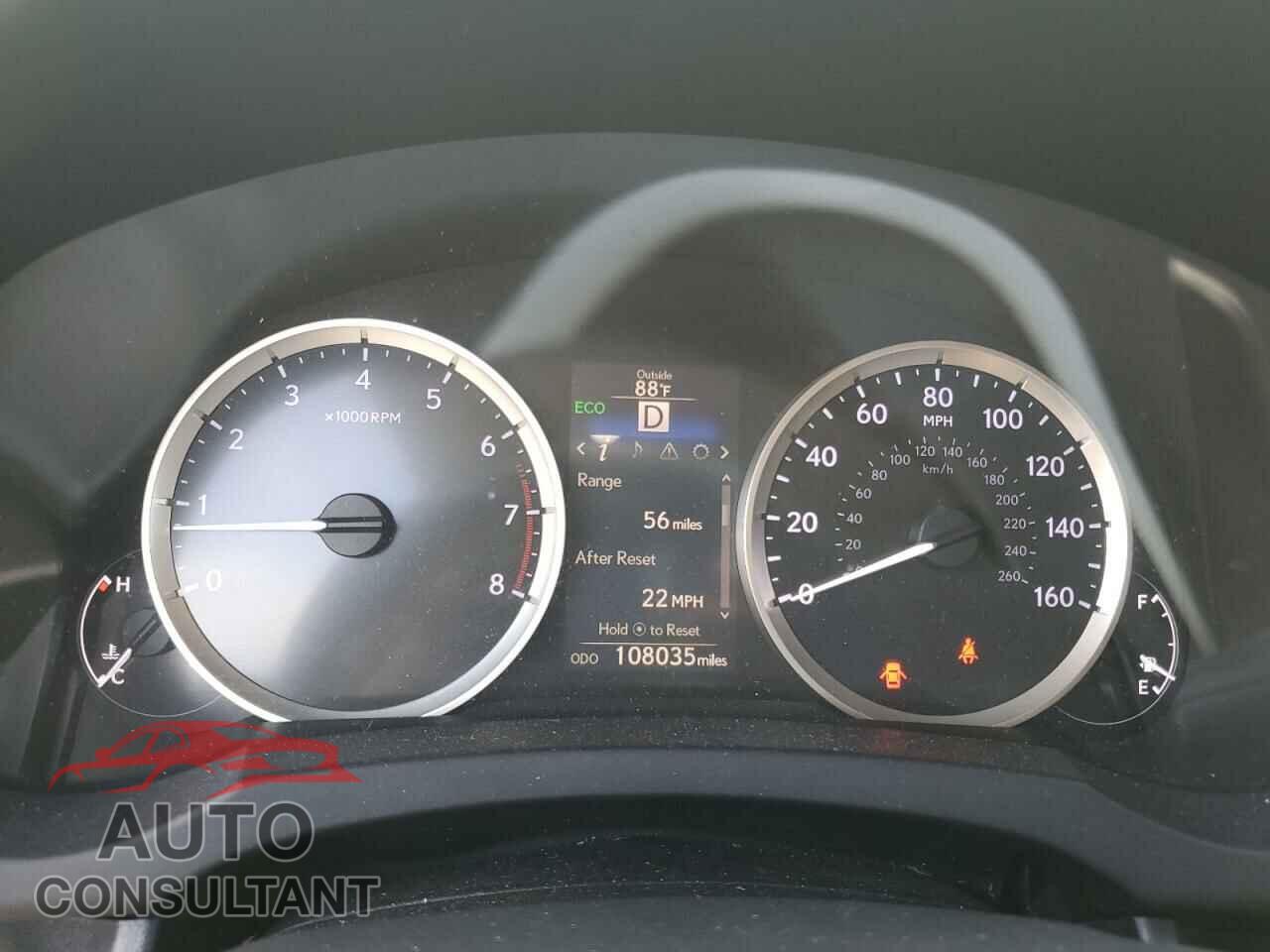 LEXUS IS 2015 - JTHBF1D21F5079200