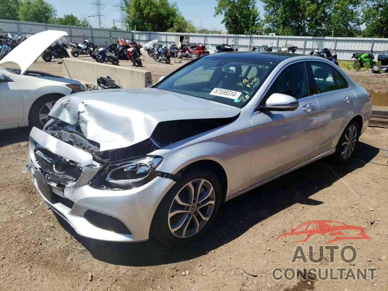 MERCEDES-BENZ C-CLASS 2017 - 55SWF4KB7HU228653