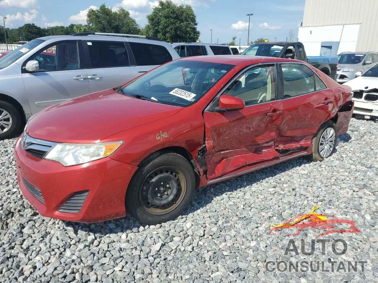 TOYOTA CAMRY 2012 - 4T4BF1FK2CR162006