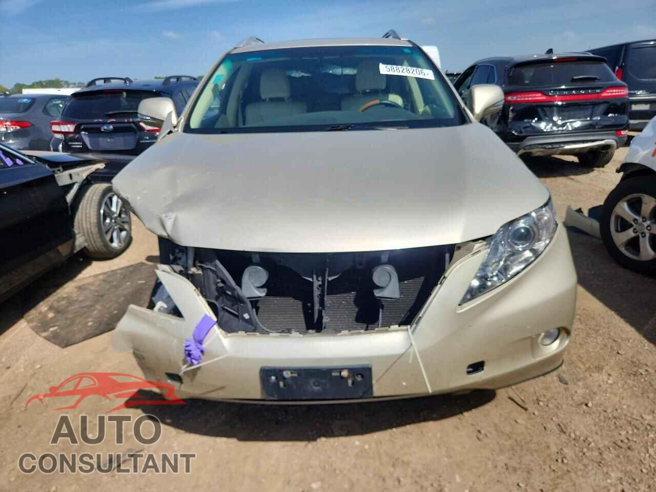 LEXUS RX350 2012 - 2T2BK1BA4CC144266