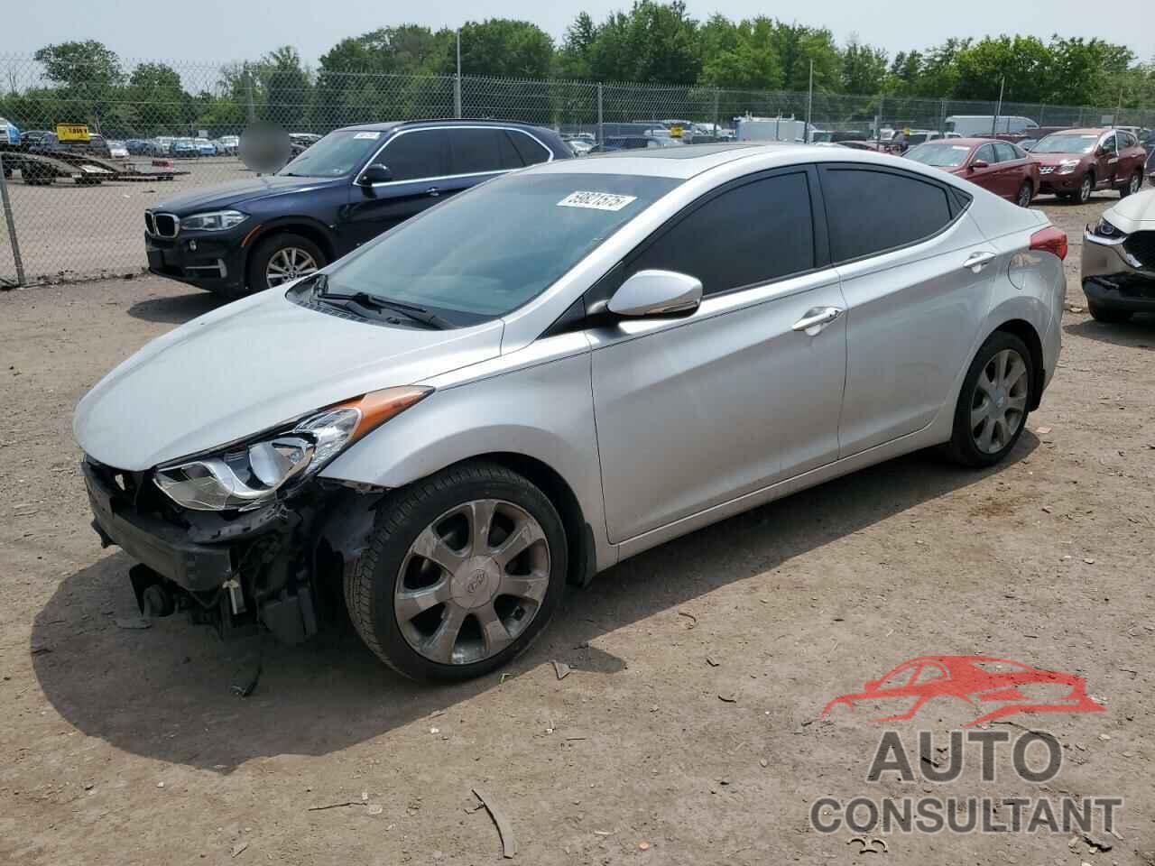 HYUNDAI ELANTRA 2012 - KMHDH4AE2CU448082