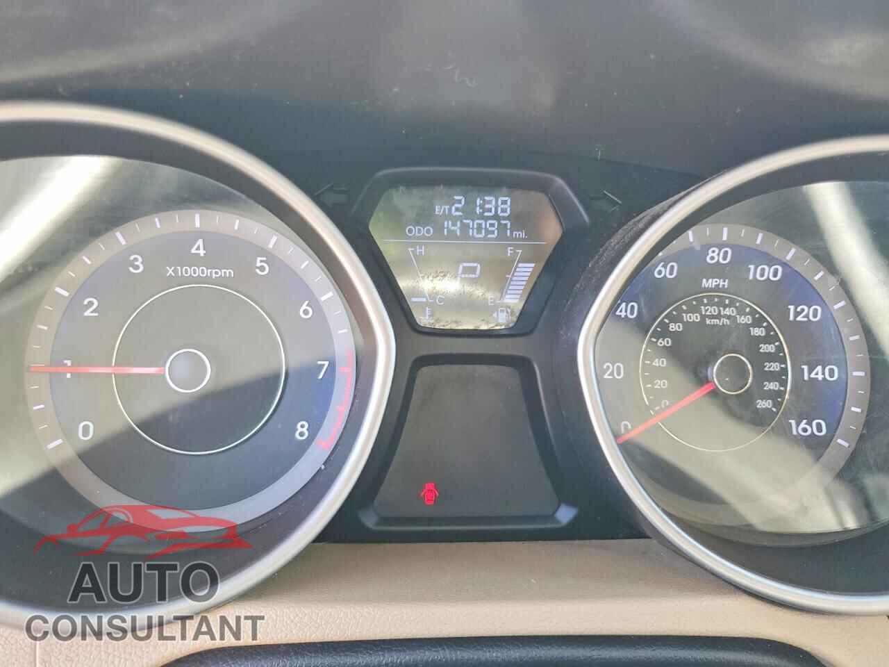 HYUNDAI ELANTRA 2013 - KMHDH4AE8DU631861
