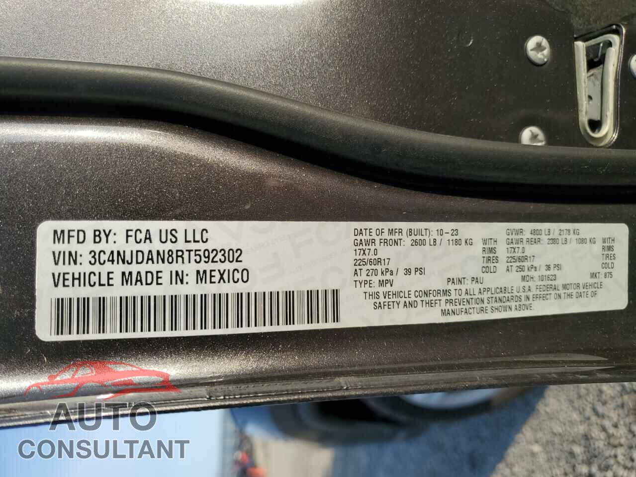 JEEP COMPASS 2024 - 3C4NJDAN8RT592302