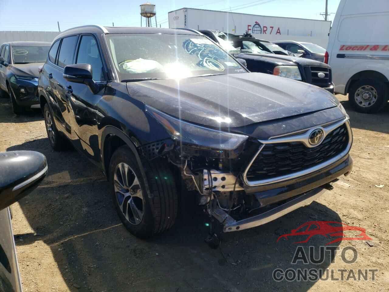 TOYOTA HIGHLANDER 2022 - 5TDGZRAHXNS114427