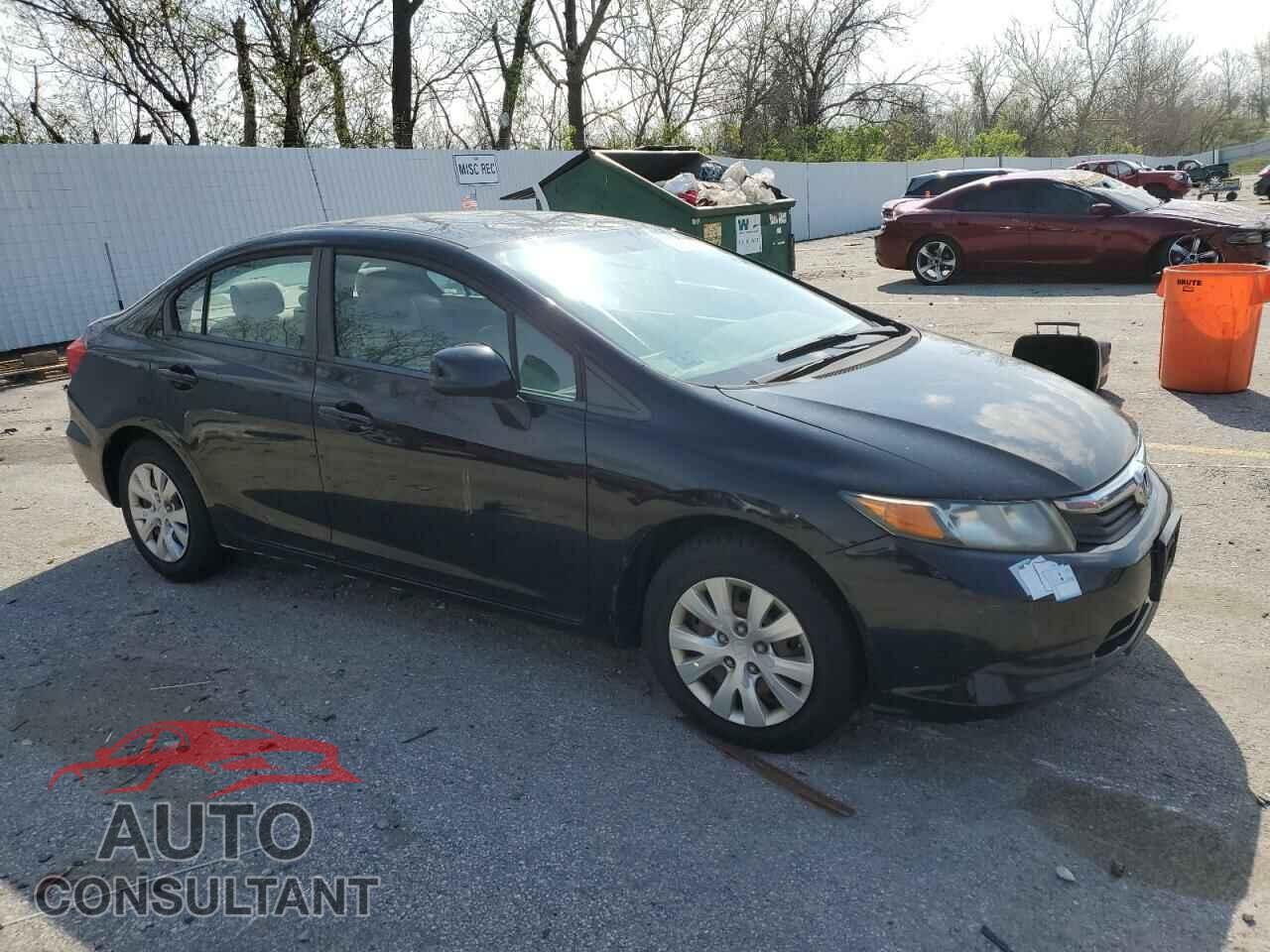 HONDA CIVIC 2012 - 19XFB2F56CE306537