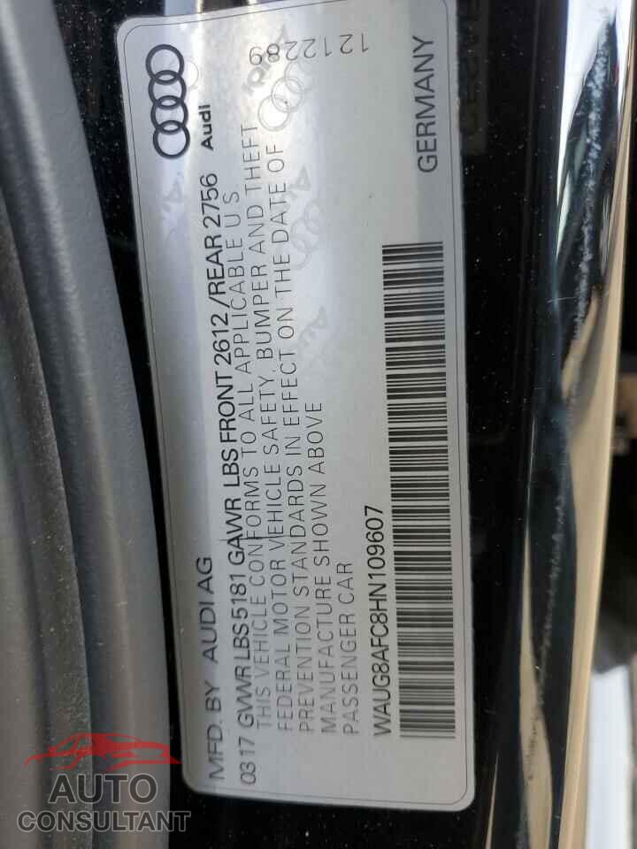 AUDI A6 2017 - WAUG8AFC8HN109607