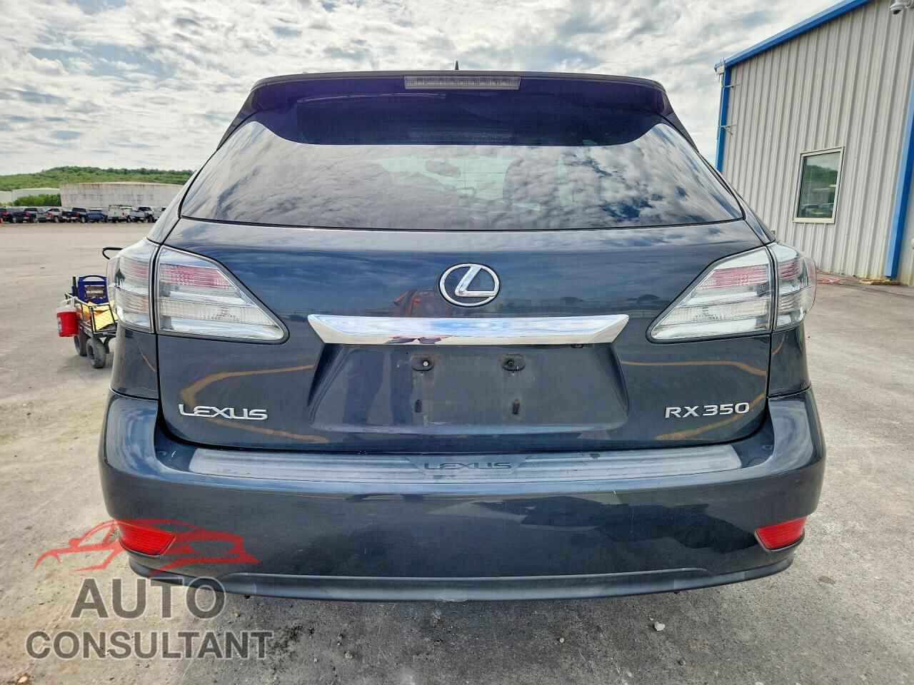 LEXUS RX350 2010 - 2T2BK1BA0AC013025
