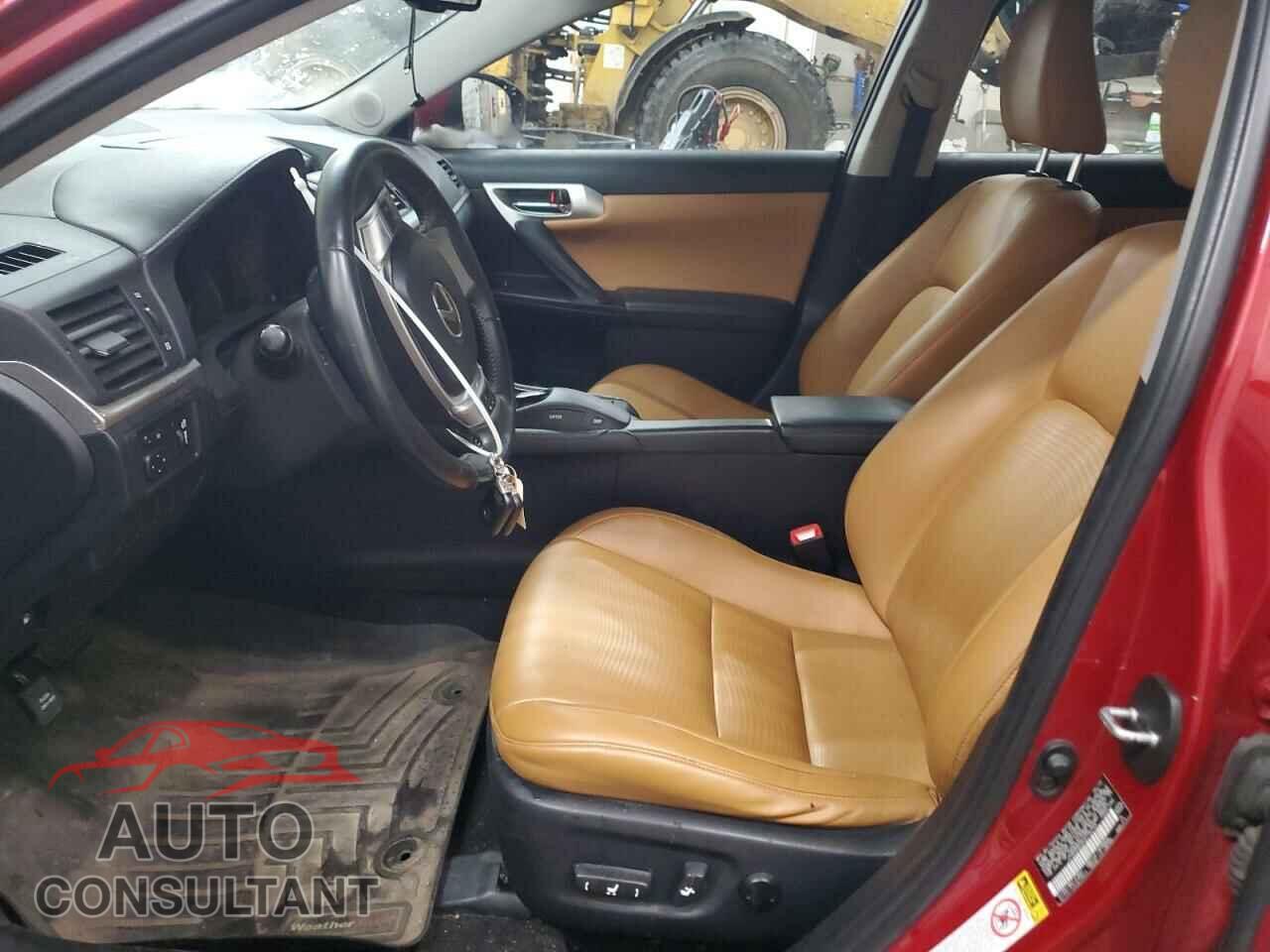 LEXUS CT 200 2012 - JTHKD5BH6C2105744