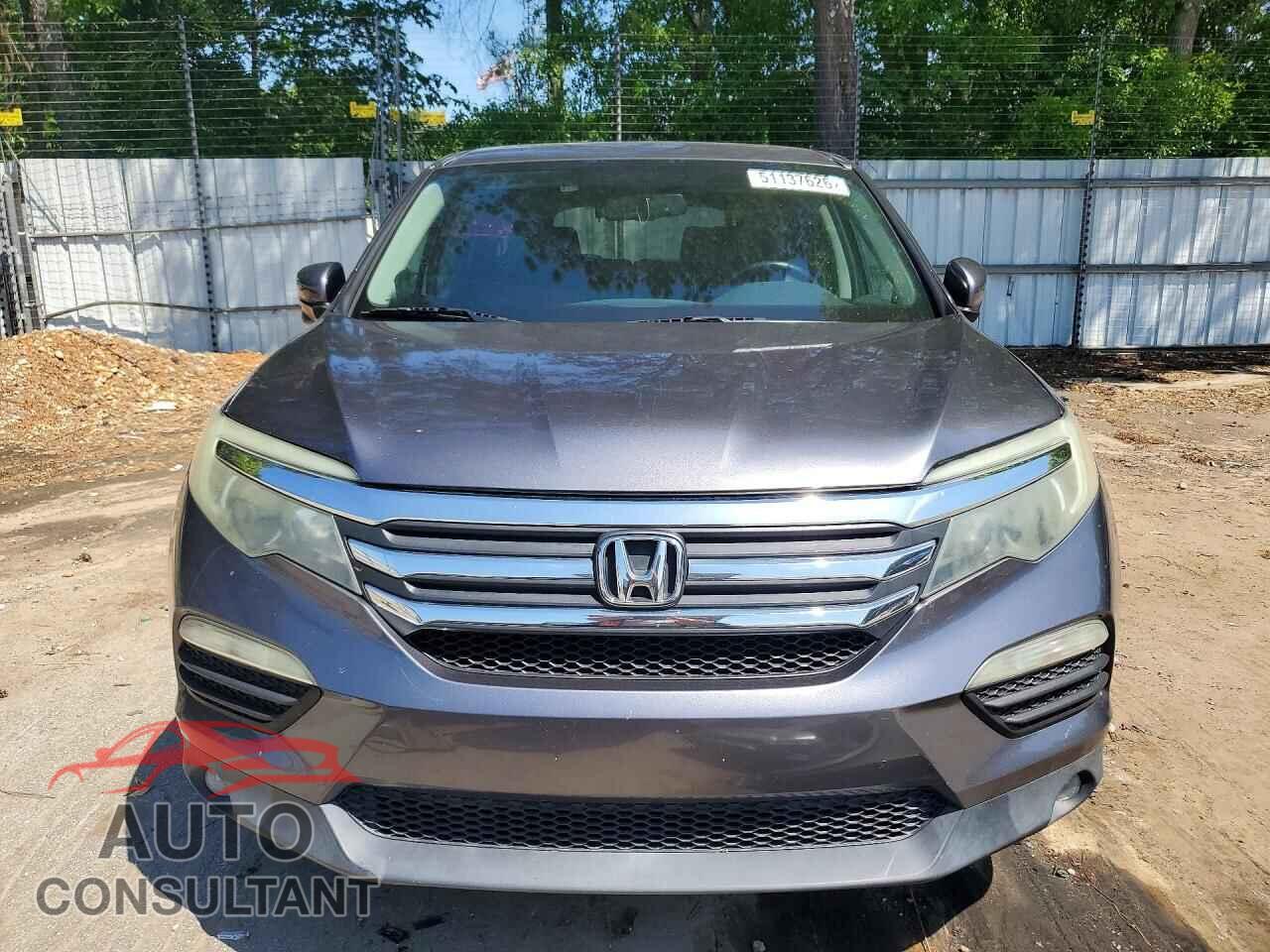 HONDA PILOT 2017 - 5FNYF5H52HB006734