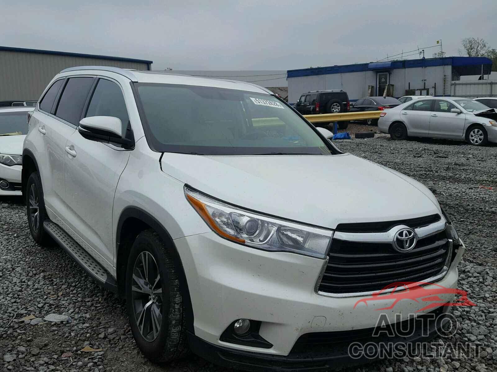 TOYOTA HIGHLANDER 2016 - 5TDKKRFH0GS179040