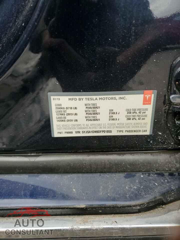 TESLA MODEL S 2013 - 5YJSA1DN9DFP01855