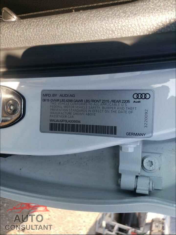 AUDI A3 2020 - WAUAUGFF9LA006694