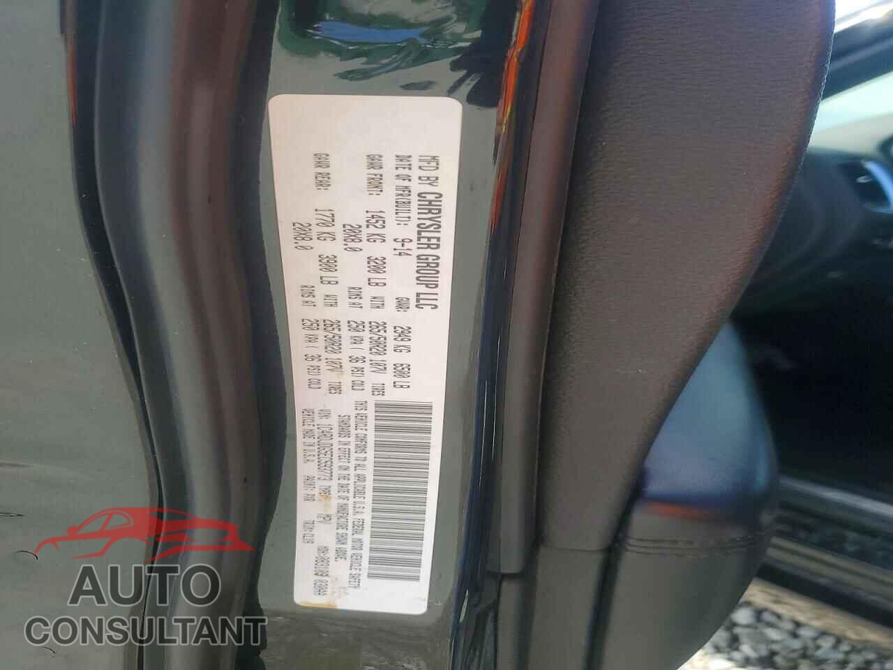 DODGE DURANGO 2014 - 1C4RDJDG5EC593773
