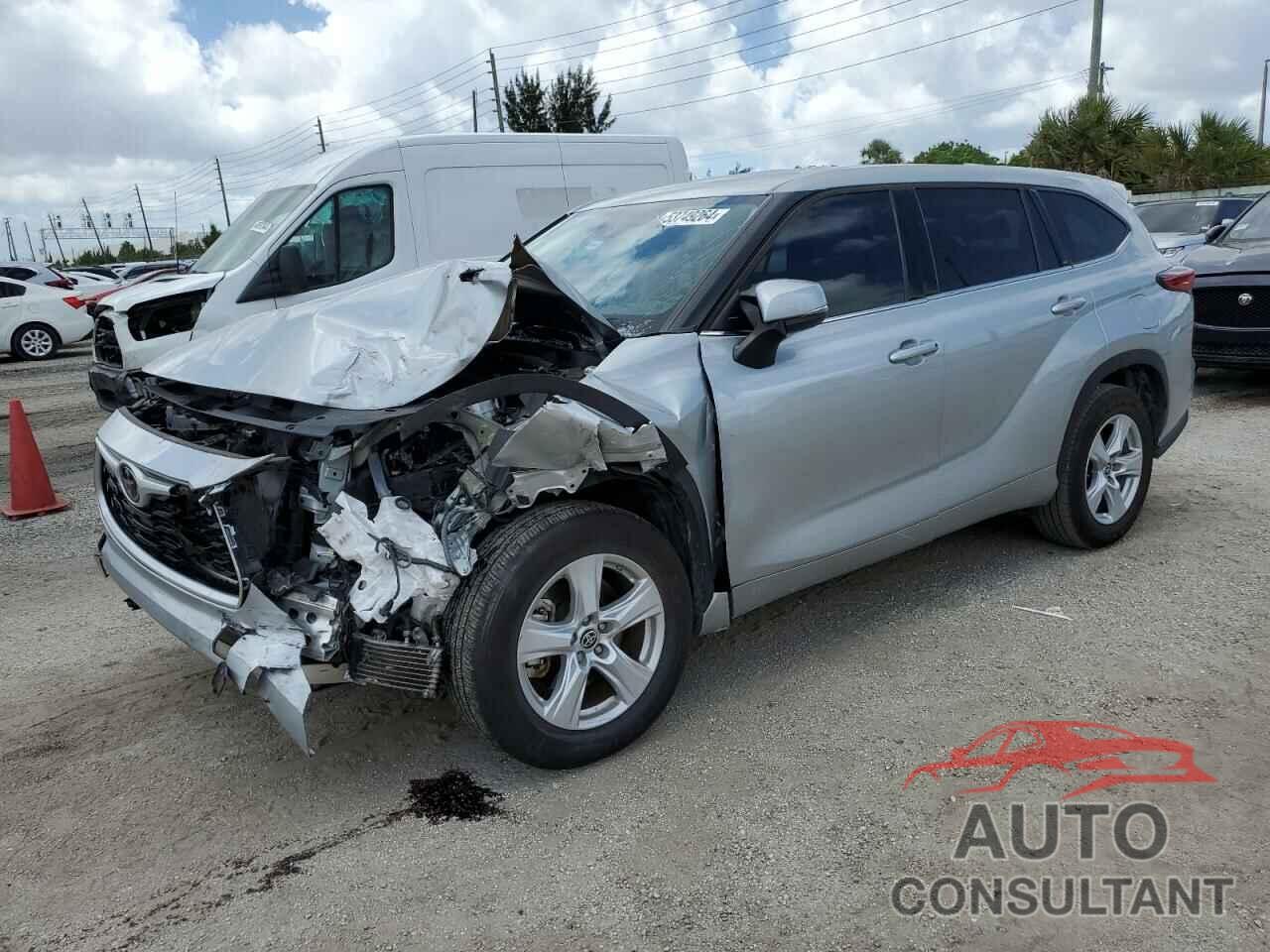 TOYOTA HIGHLANDER 2021 - 5TDCZRAH4MS531717