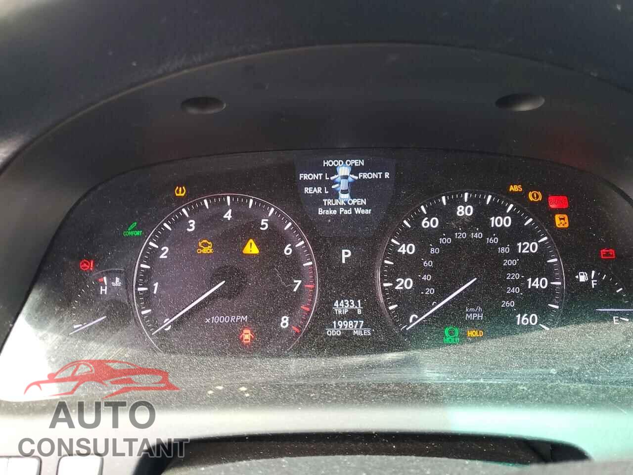 LEXUS LS460 2010 - JTHCL5EF1A5007945