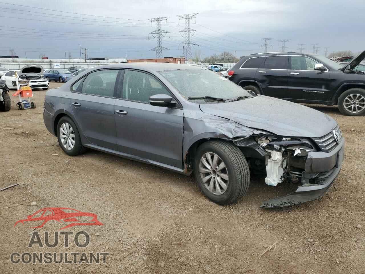 VOLKSWAGEN PASSAT 2013 - 1VWAP7A38DC048686