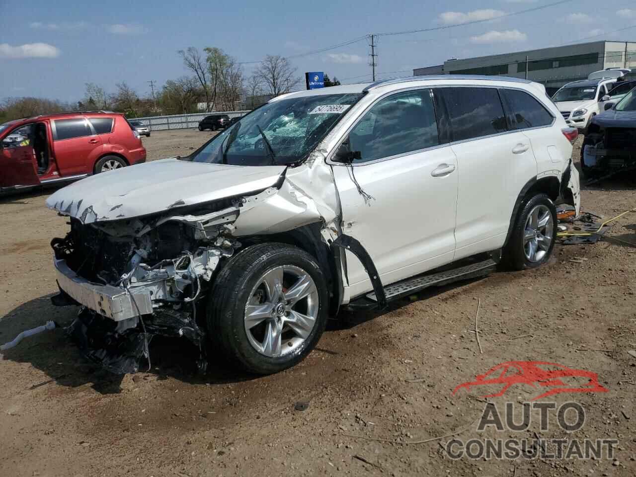 TOYOTA HIGHLANDER 2016 - 5TDDKRFH7GS251229