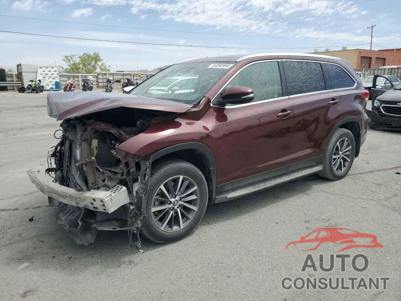 TOYOTA HIGHLANDER 2019 - 5TDKZRFH0KS335369