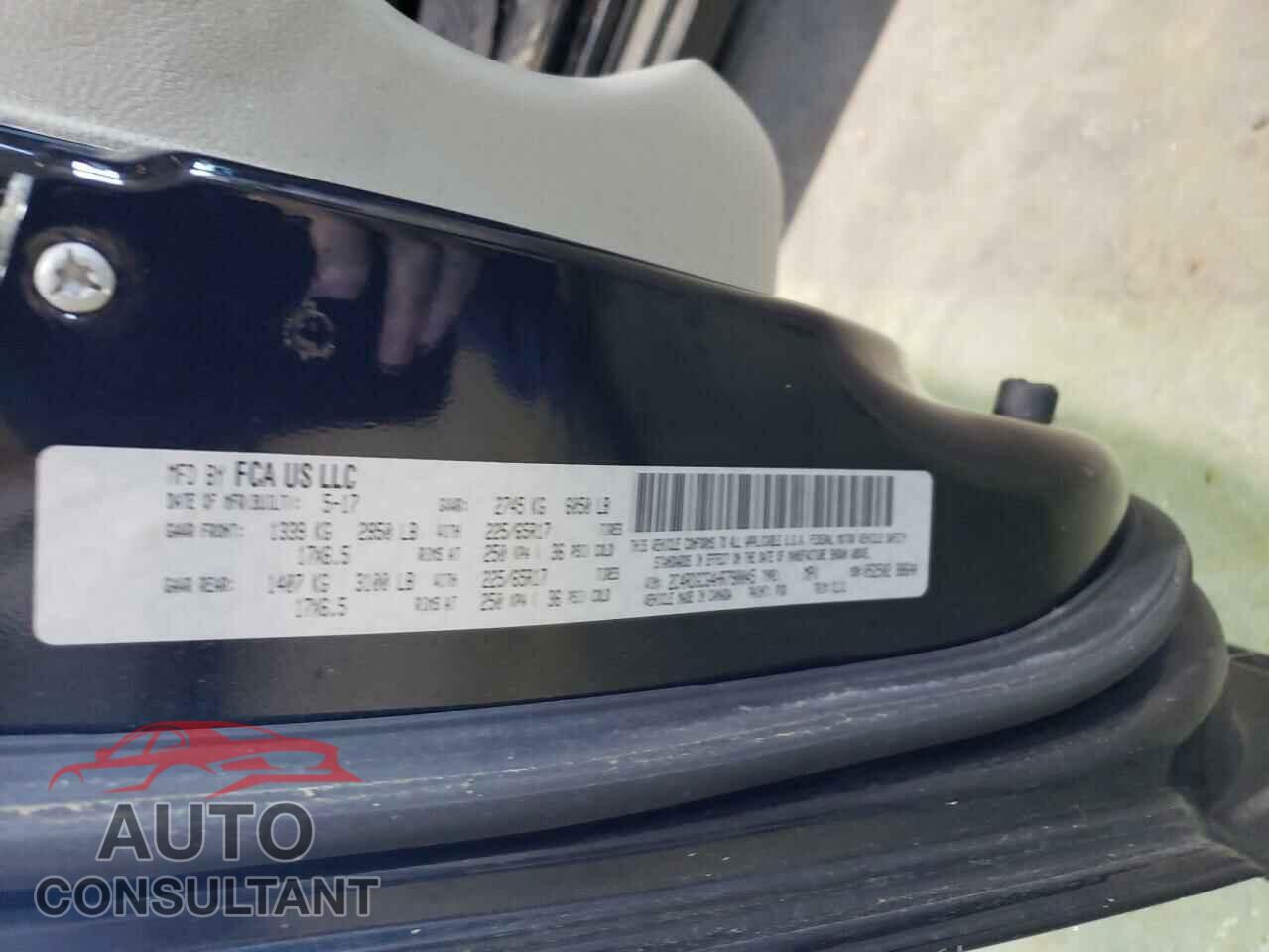 DODGE CARAVAN 2017 - 2C4RDGCG4HR790045
