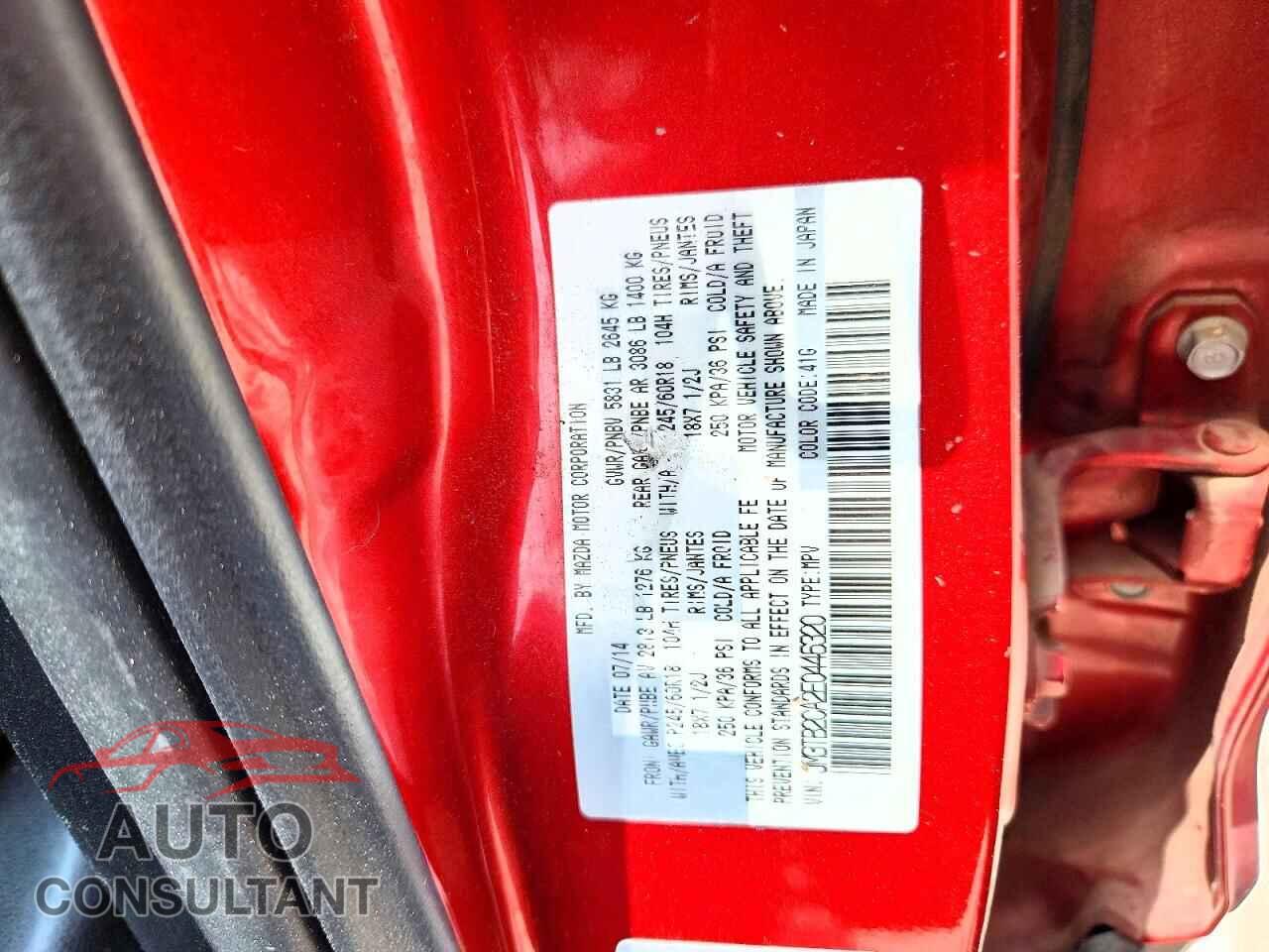 MAZDA CX-9 2014 - JM3TB2CA2E0446320