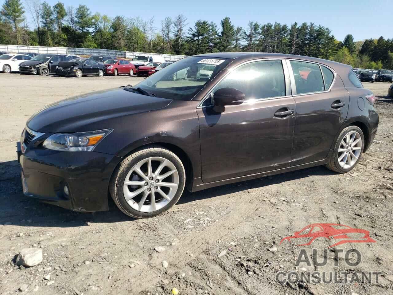 LEXUS CT 200 2012 - JTHKD5BH6C2096446