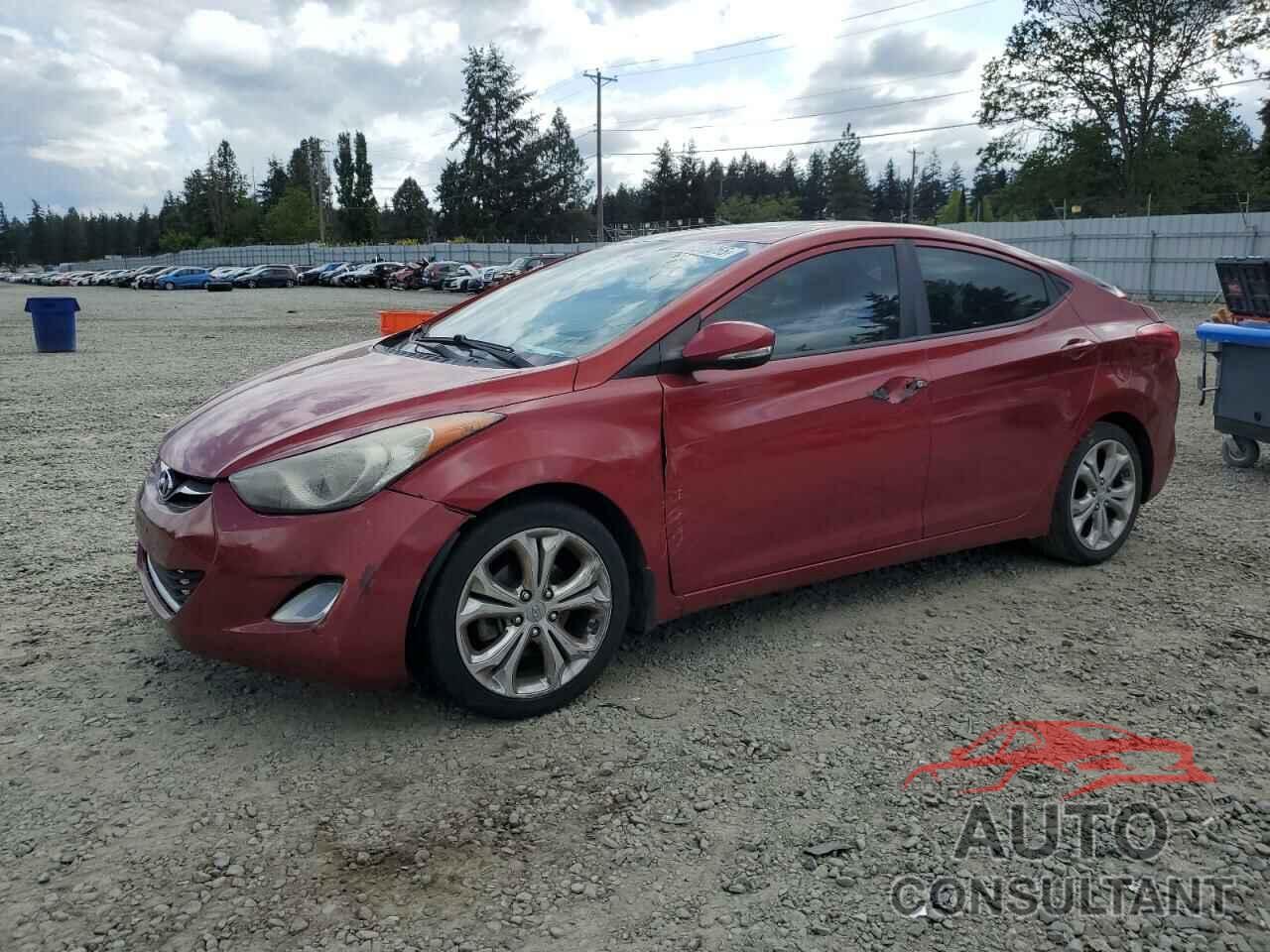 HYUNDAI ELANTRA 2013 - KMHDH4AE6DU767499