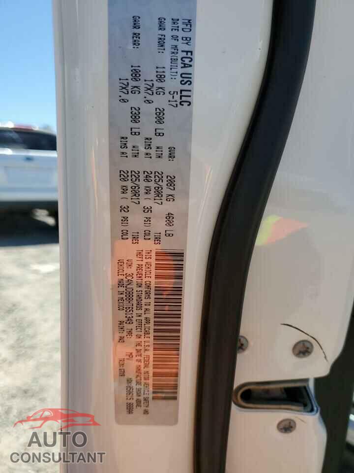 JEEP COMPASS 2017 - 3C4NJDBB8HT651349
