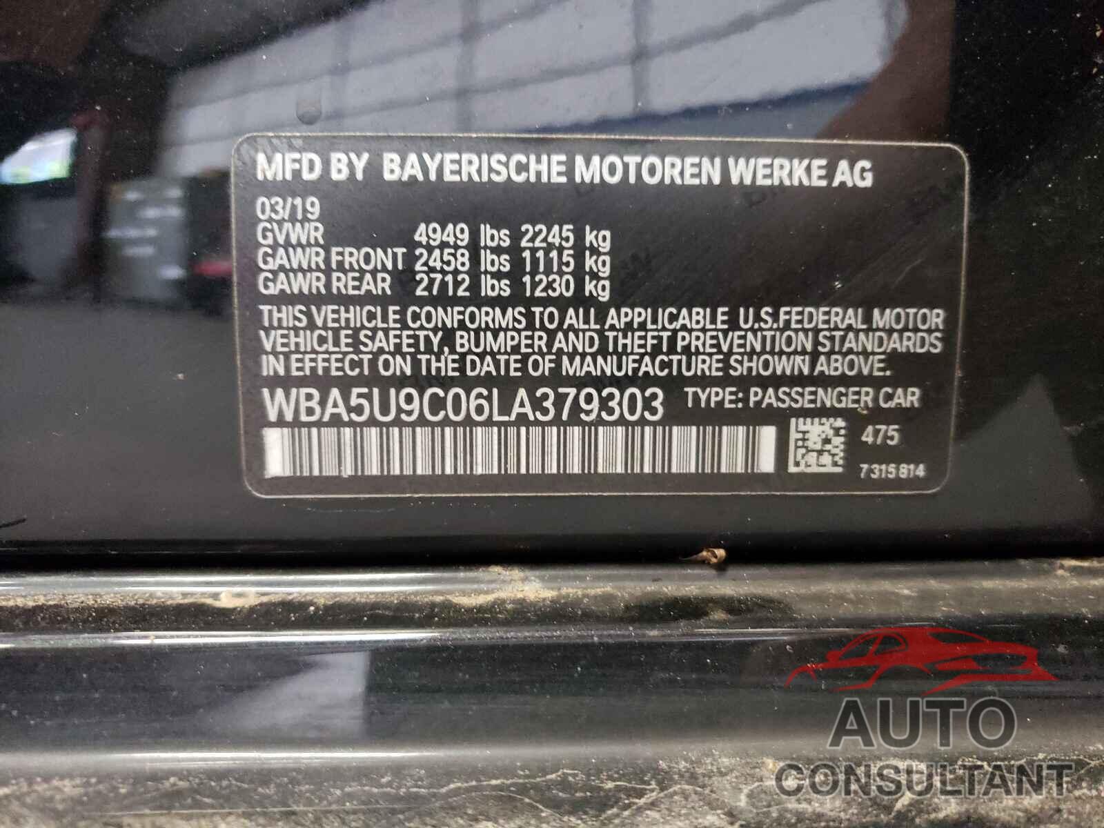 BMW M3 2020 - WBA5U9C06LA379303