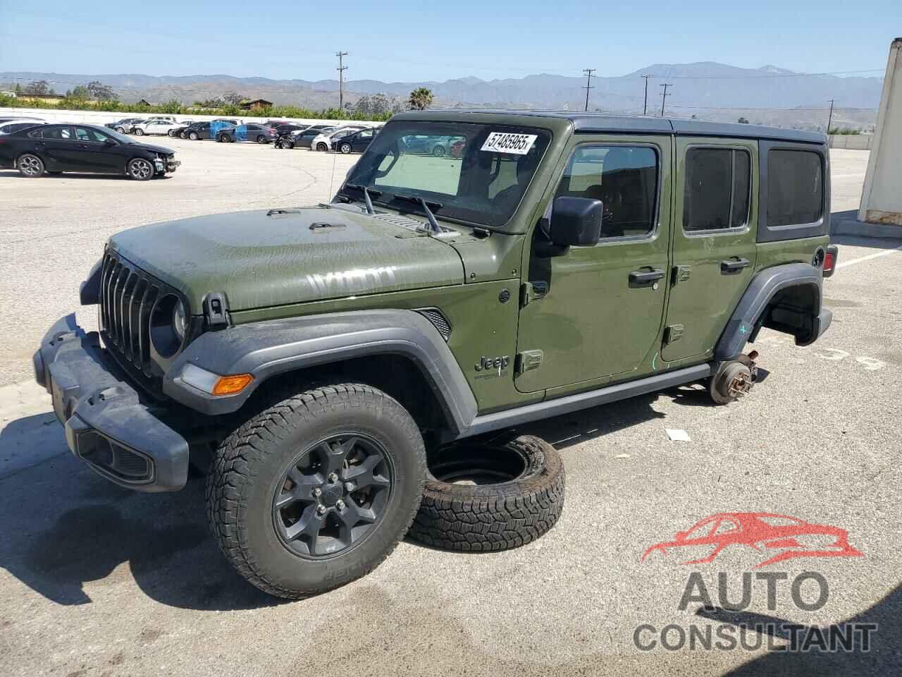 JEEP WRANGLER 2021 - 1C4HJXDN5MW683606