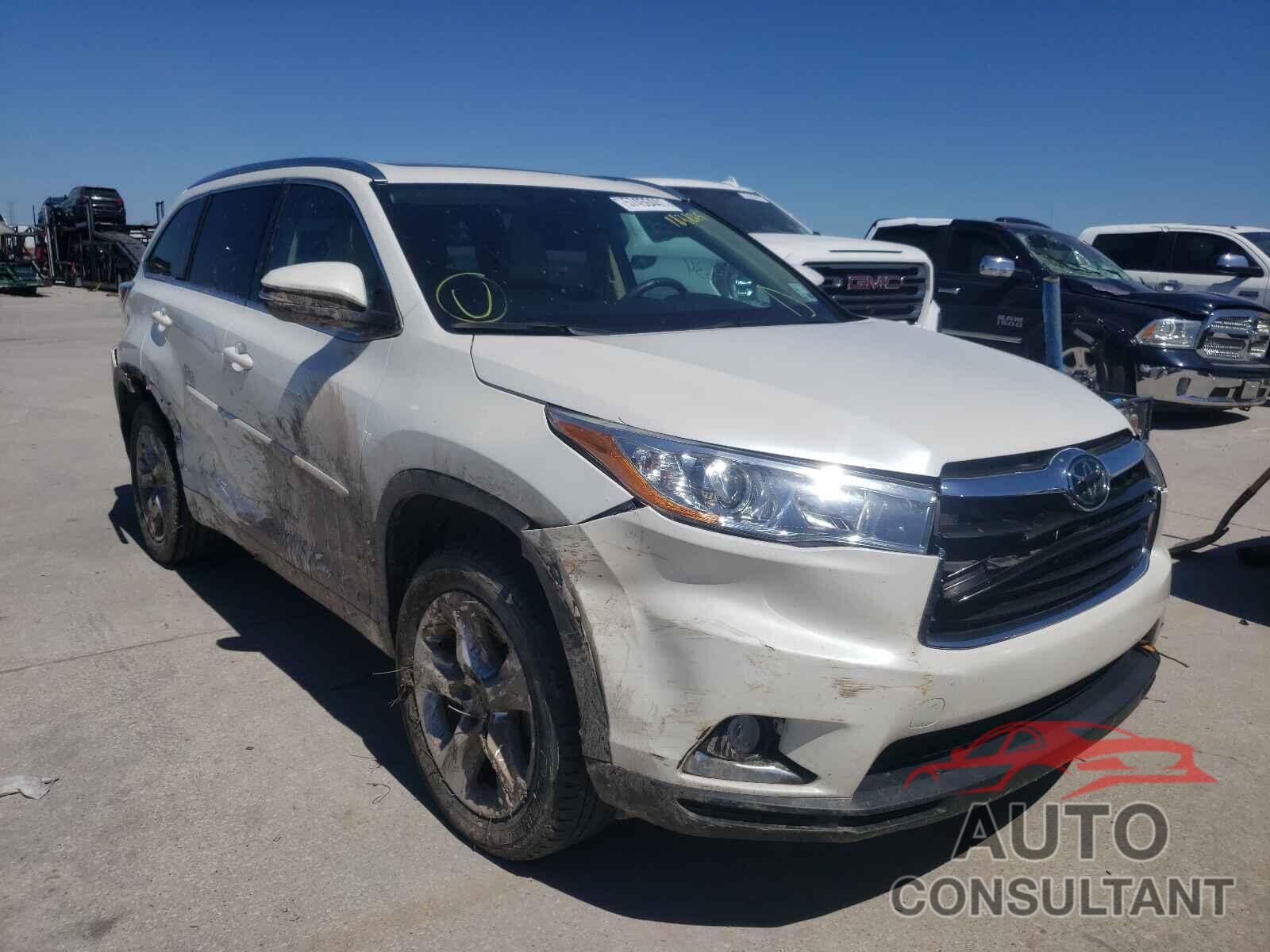 TOYOTA HIGHLANDER 2016 - 5TDYKRFH1GS182829