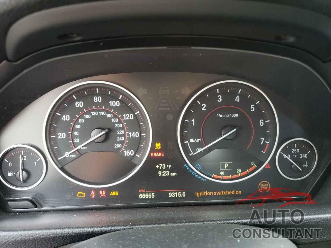 BMW 3 SERIES 2012 - WBA3A9C52CFX59740