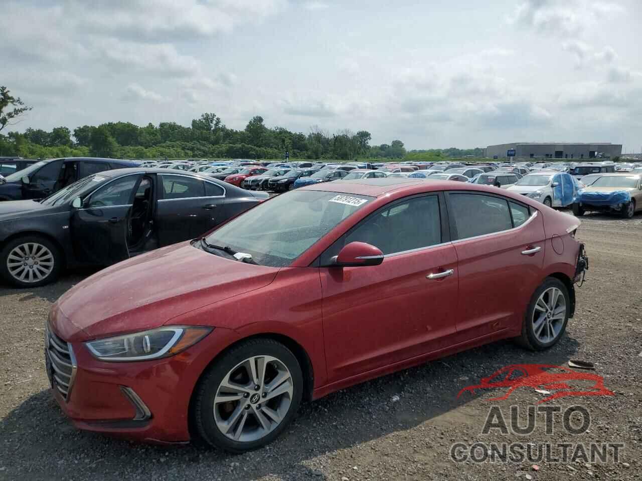 HYUNDAI ELANTRA 2017 - KMHD84LF6HU211933