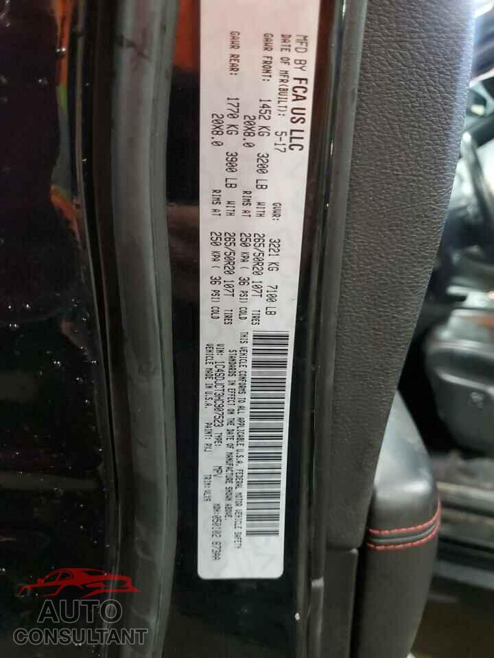 DODGE DURANGO 2017 - 1C4SDJCT3HC907523