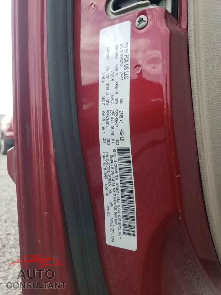 DODGE CARAVAN 2015 - 2C4RDGBG1FR650372