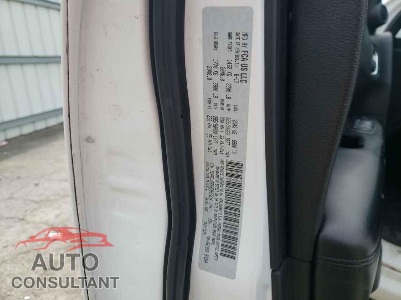 DODGE DURANGO 2017 - 1C4RDJDG8HC907274