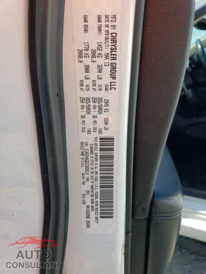 DODGE DURANGO 2013 - 1C4RDHAG6DC669514