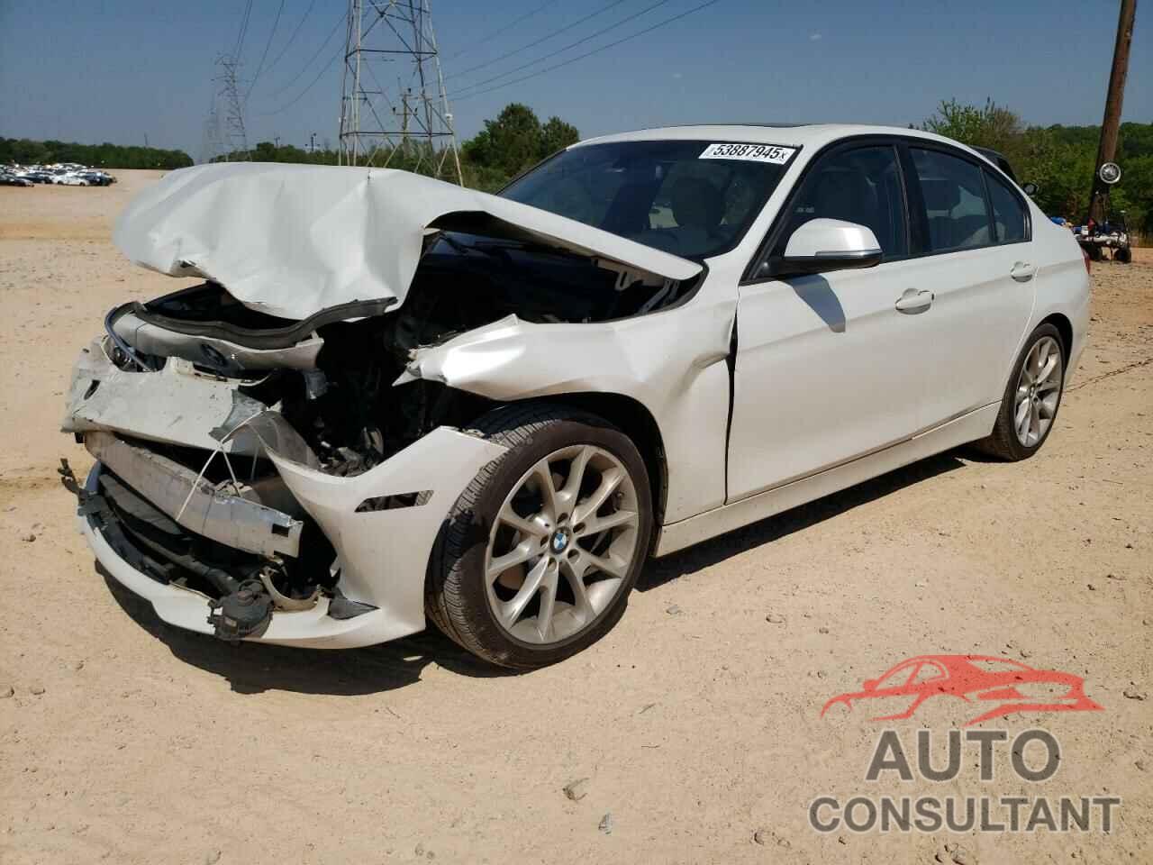 BMW 3 SERIES 2014 - WBA3B1G5XENT00246