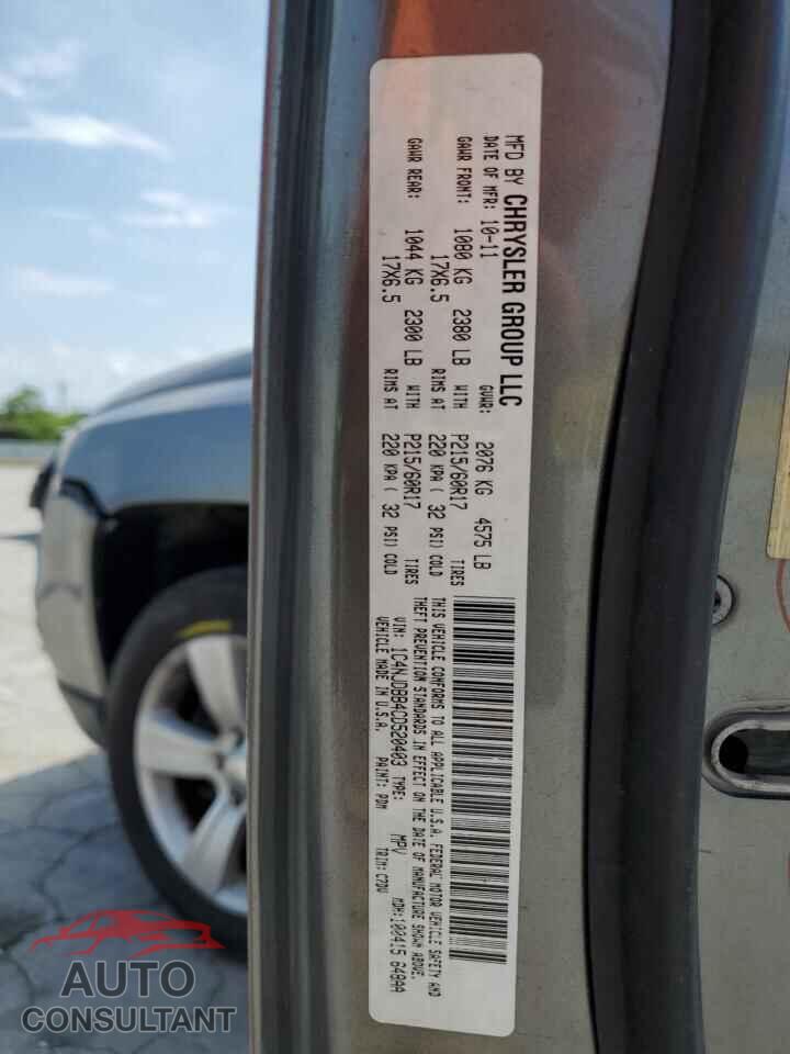 JEEP COMPASS 2012 - 1C4NJDBB4CD520403