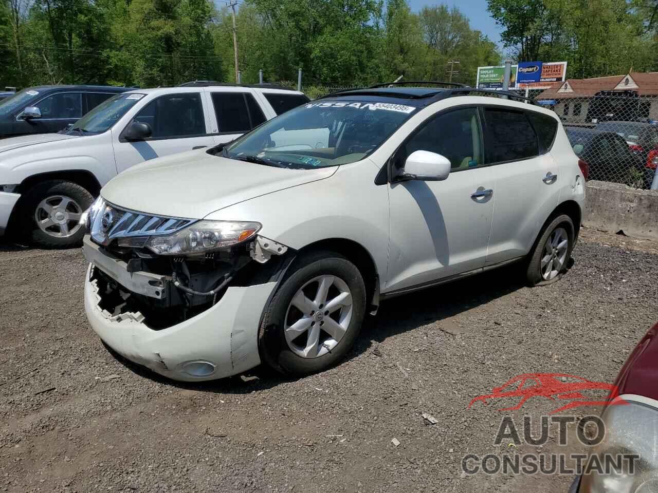 NISSAN MURANO 2009 - JN8AZ18WX9W102090