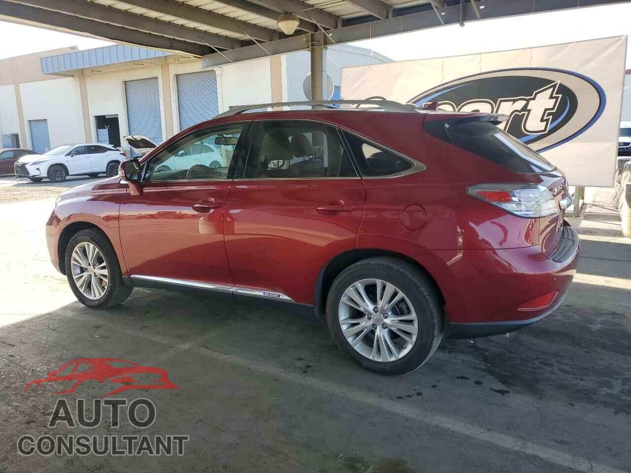 LEXUS RX450 2012 - JTJBC1BA2C2430128