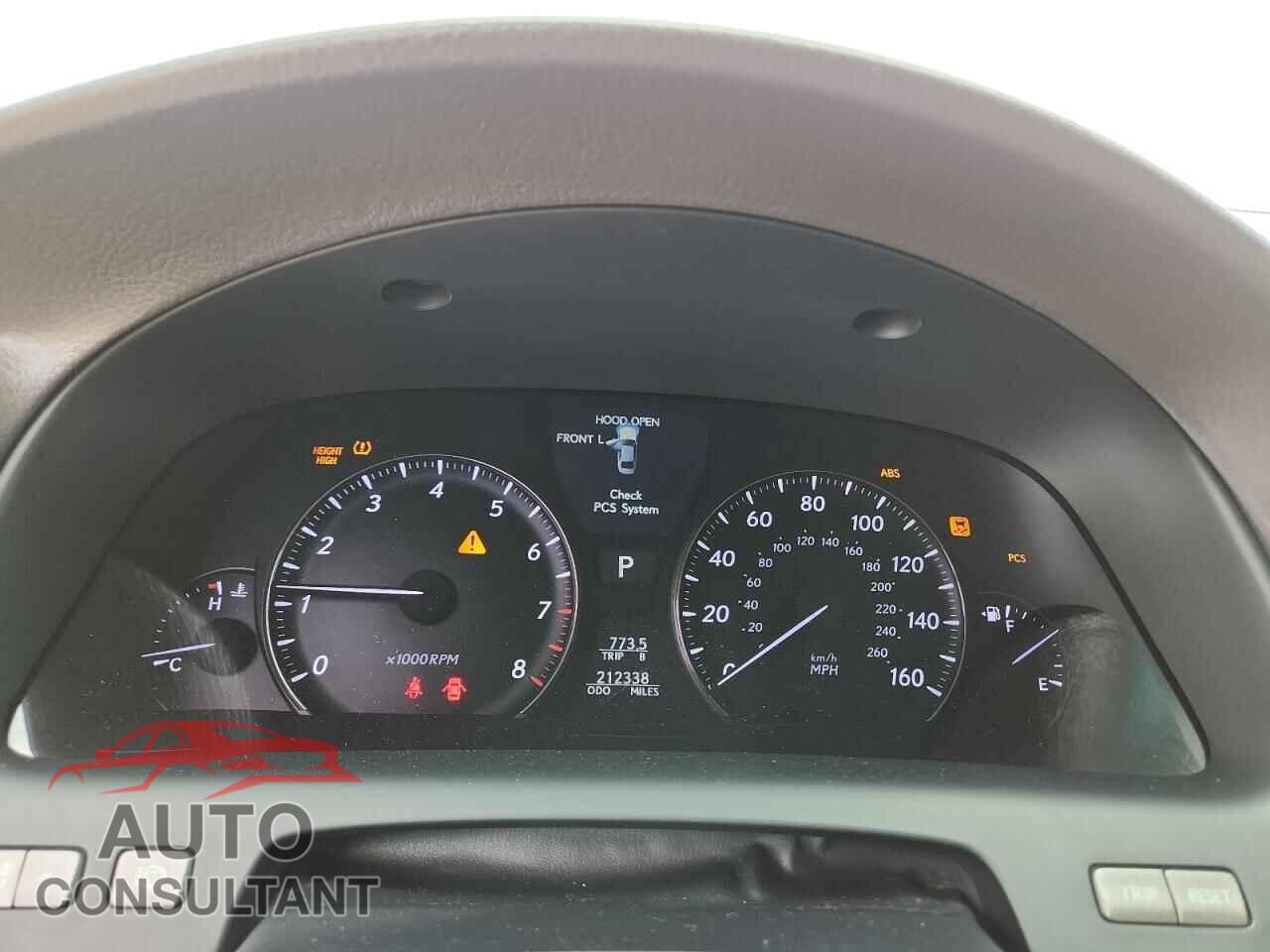 LEXUS LS460 2012 - JTHGL5EF0C5045204