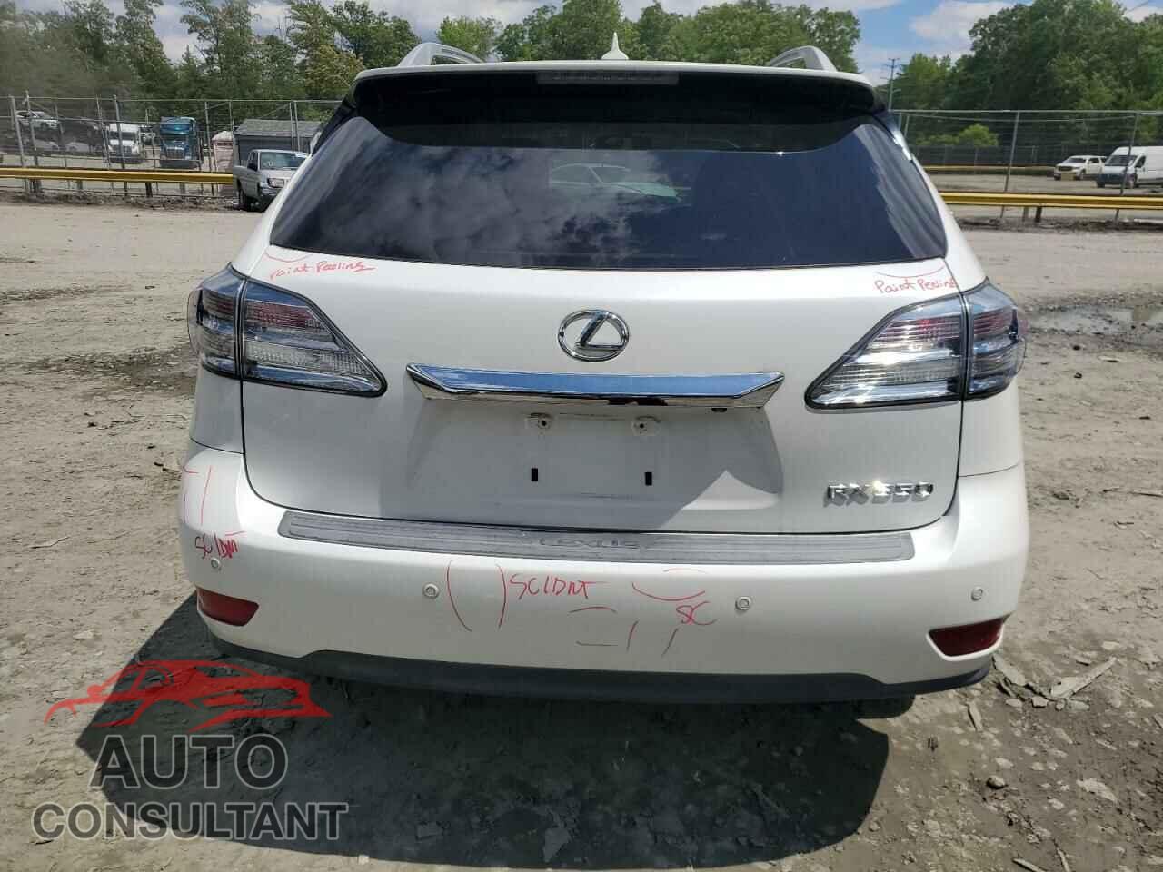 LEXUS RX350 2011 - 2T2BK1BA1BC116360
