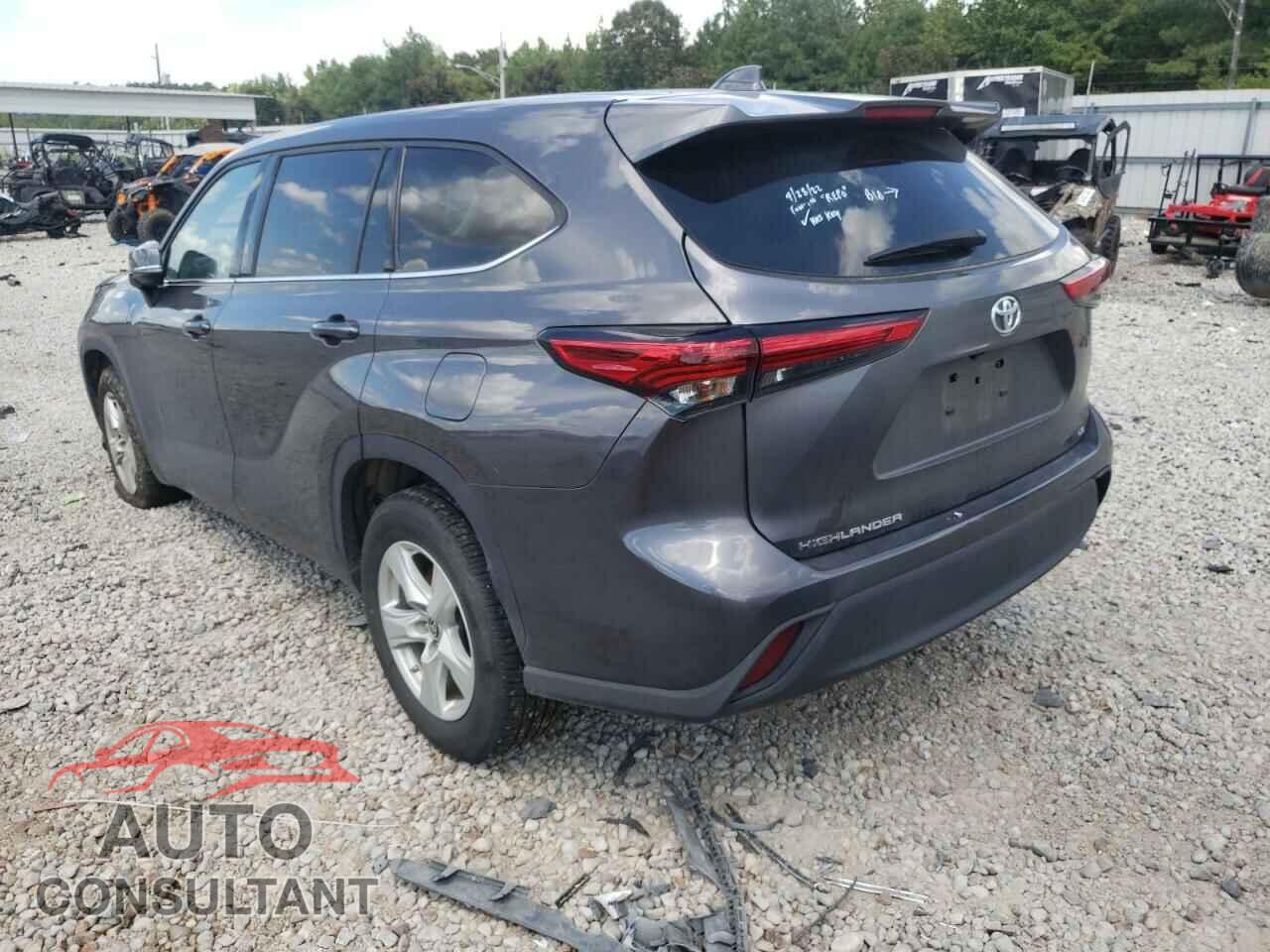 TOYOTA HIGHLANDER 2021 - 5TDZZRAH4MS529332